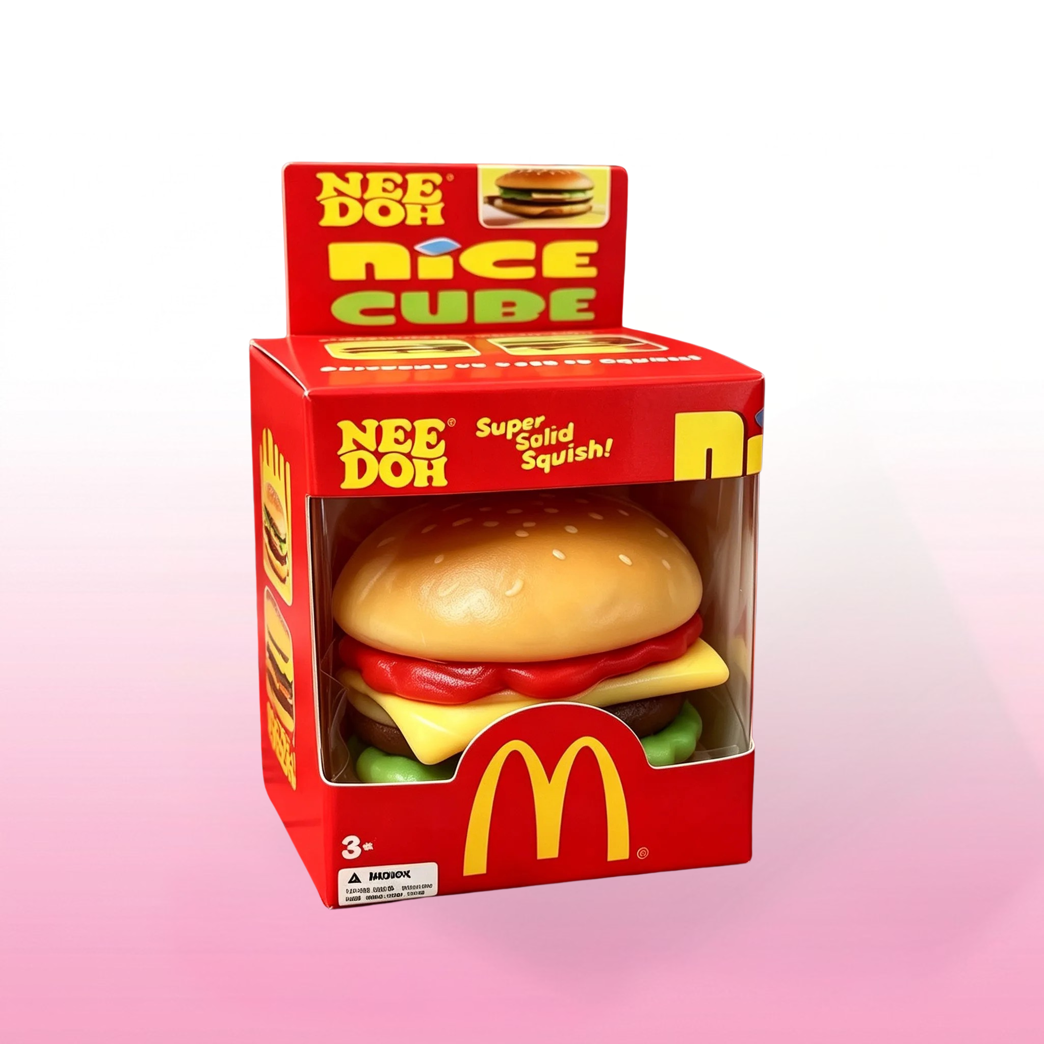 NeeDoh x McDonald's Hamburger
